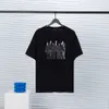 France Designer T Shirt Été Hommes T-shirts Couples Imprimer Manches Courtes 100% coton T-shirts paris Streetwear Blanc Motif Asiatique taille 2XL 3XL 4XL 5XL