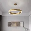 220v modern post-modern chandelier brushed gold round hanging lamp living room loft lustre design creative ceiling chandelier