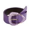 Ремни художественный стиль PU Belt For Women Designer Brand Metal Silicone Bugle Bucle Best Bess Женская джинсы платья брюки декоративные пояс