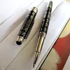 Limited Edition Around the World in 80 Days 145 Rollerball pen Ballpoint pen Fountain pens Black & Blue Metal Office Writing Supplies With Monte Serial Number