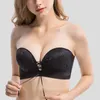 Bustiers & Corsets Sexy Women Strapless Invisible Bra Push Up High Quality Bandage Pull Bras 1/2 Cup Seamless Fashion Girls Top UnderwearBus