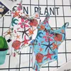 2022 Luxury Design Beach Bikini Bikini costume sexy push up Swimsuit Starfish Place imprimé Bikini One Piece