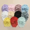 Baby Lace Embroidery Turban Baby Girl Hat Children Head Wraps Newborn Bowknot Beanie Caps Kids Hair Accessories Bulk