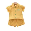 Summer Baby Boys Clothing Sets Children Casual Short Sleeve Shirt Shorts 2Pcs/sets Kids Sportswear Toddler Fashion Clothes 220507