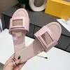 Sandalen dames slipper sandaal flats Baguette Wide Brand Slides Baguette slipper nude METALLIC Leathers sanal wandelschoenen outdoor factory sale 35-42Box