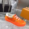 Ollie Sneakers Kolne buty Casual Designer Sneaker Przezroczysta podeszwa zewnętrzna koronkowa w górę płaska skórzana pary zewnętrzne Trenery Treners Runner Sneaker Rozmiar 35-45