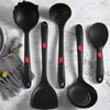 Cooking Tool Sets Non-toxic Cooking Baking Kitchen Tools Utensils Silicone Shovel Soup Spoon Colander Rice Spoon T200415