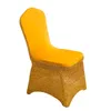 의자 덮개 Lychee Elastic Cover Solid Stretch Dining Seat 현대 단순한 연회 웨딩 레스토랑 엘의 의자