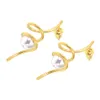 Boucles d'oreilles 2022 Tendance Populaire Perle Unique Exagérer Stud Motif Coréen Mode Indien Cadeau De Noël Femme Boucles D'oreilles Bijoux Charme Accessoires Friendshipe