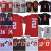 Xflsp 2022 College Custom Ohio State Buckeyes Stitched Football Jersey 1 Justin Fields 33 Master Teague III 4 Julian Fleming 24 Shaun Wade Baron