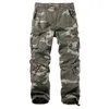 Pantaloni da uomo 8 tasche Pantaloni in cotone cargo nero rosso militare Baggy Camouflage Tattico Casual Big Size 38 44 tuta 220826