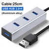 Hub USB Multi 3.0 Hub USB Splitter High Speed ​​4/7 Port allt i en för PC Windows MacBook -datortillbehör