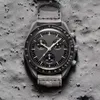 Bioceramic Planet Mercury Mens horloges Full Function Quarz Chronograph Watch Mission to Moon 42mm Nylon Luxury Watch Limited Edition Master Parp Moon9370368