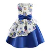 Girl039s Dresses Baby Kids Flower Print Birthday Children Clothing Irregular Girls Wedding Evening Party Princess Dress Girl Cl7197893