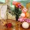 Party Decoration Metal Circle Balloon Arch Round Backdrop Stand Wedding Structure For Events Deco ArchParty