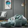 의자 커버 드롭 북유럽 럭셔리 스타일 기술 CCoth 레저 소파 커버 가죽 콩 가방 안락 의자 코트 LivingroomChair