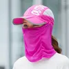 Ball Caps Fashion Brand Baseball Cap Women Outdoor Hat Summer Mesh Sun UV Protection Face Neck Protect