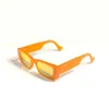 Geometriska smala solglasögon för kvinnor orange/speglad lins colourfull glasögon sommar nyanser sunnies gafas de sol uv400 skydd glasögon med låda