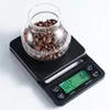 Precision Drip Coffee Scale med timer multifunktion K￶kskala LCD Digital matskala f￶r bakmatlagningsverktyg 20121111111