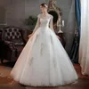 Andere trouwjurken Jurk 2022 BRIDAL V NEK Korte mouw Balljurk Elegante prinses Eenvoudige jurken