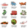 100 stuks dinosaurus- en autostickers voor jongens kinderen cool grappige waterdichte sticker doe-het-zelf laptop skateboard bagage auto reiskoffer gitaar