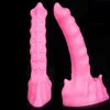 Nxy Dildos Dongs 20cm Octopus Tentacles Penis Realistic Suaction Cup Adult Silicone Anal Plug Monster Dildo Sex Toys for Women Masturbation 220511