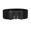 Belts Brown Belt 32 Elastic Waist Fashion Dress Band Buckle Wide Waistband Women's Stretch Wild For Men WhiteBelts