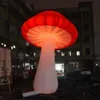 Doppio fungo gonfiabile gigante rosso su misura con il LED ed il ventilatore per le decorazioni esterne di evento della fase della festa di Natale