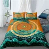 Ocean Dolphin Bedding Set for Kids Adult Boho Style Marine Themed Duvet Cover Sea Creatures Quilt Pillowcase Bedroom Decor