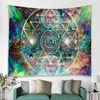 Mandala Tapestry Tarot Mapa Profecia Witchcraft Sun Moon Decoration Bedroom J220804