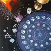 Tapissries Round Pendulum Divination Pad Board Game Altar Mat Constellation Witchcraft Supplies Exquisite Rubbertapestries