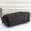 Duffel Bags 45CM 55CM large capacity travel women men Genuine Leather shoulder Fashion bag carry on luggage bottom rivets wit245A