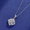 Trendy 1ct D Kleur VVS1 Moissanite Windmolen Hanger Ketting 925 Sterling Zilver GRA Vrouwen VerjaardagscadeauOverige