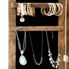 US Stock Fashion Simple Jewelry Storage Mirror Cabinet Furniture With LED Lights For Living Room Or Bedroom W40719607