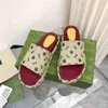 Women Platform Slide Slipper Designer Sandaler Lady Flip Flops Thick Bottoms Fashion Summer Beach Wedding Party Shoes
