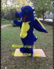 Синий желтый дракон костюм талисмана пользовательских модных костюмов аниме комплекты Mascotte Fancy платье карнавал Costume41901