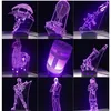 3D LED Lamp 7 Colors Touch Switch Table Desk Light Lava Lamp Acrylic Illusion Room Atmosphere Lighting Game Fans Gift All Skins194E
