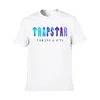 夏 TRAPSTAR Tシャツ男性手紙印刷特大半袖ファッションカジュアル女性 Tシャツストリートファッション綿 100% 220608