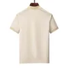 Herrpolos designer 2023ss mode polos t-shirt män casual t shirt broderad medusa bomullspolo skjorta hög gata krage skjortor x8l7