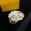 MEN MENSER EARRINGS FASHING GOLD HOOP أقراط Luxury Lady Women Hoops Enring Party Engagement Jewelry لمحبي ترصيع العروس B194W