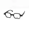 James Tart 207 Optyczne okulary dla mężczyzn kobiety w stylu retro anty-blasku jasnobsłubka Planka kwadratowa z pudełkiem 249m