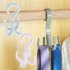 Hangers & Racks 2PCS Hooks Rotate Storage Rack Shelf Hanging Organizer Closet Hook Clothes