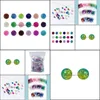 Other Loose Beads Jewelry 18-Color Mti-Specification Popcorn Glass Diy Beaded Bracelet Ornament Accessories Charm Drop Delivery 2021 Cem0M
