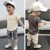 Ienens Summer Baby Clothing sets Cotton Short Hidees T-shirt + Shorts Suits Smittbarn Infant Wear Wear 0-3 Years Kids Outfits G220509