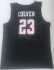 NCAA College Texas Tech Star Jarrett Culver Jersey 23 Mundur koszykówki oddychający czysty bawełna dla fanów sportowych haftowe uniwersytet kolor kolor czerwony czarny biały