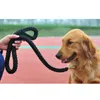 Hondenkragen ontleen 115 cm riem touw sterk gedraaid huisdier lood dikke acht streng buitenproducten voor grote dogdog