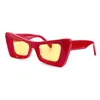 Top lunettes de soleil œil de chat de haute qualité Full Frame design de mode lunettes de soleil pour hommes montures carrées style popula vintage uv 400 lunettes de protection en plein air avec boîte et étui