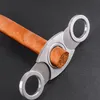 Tampa de suprimento de fábrica Scissors Scissors Scissors de 8 formas de aço inoxidável Faca de charuto de charuto de dois gumes Acessórios de abertura