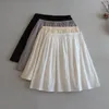 Kvinnors sömnkläder 2022 Ren bomull Halvlängd Petticoat Anti Ljus Penetration Säkerhet Kort kjol Medium Foder Kvinnor Daglig underdress