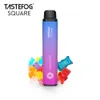 QK 도매 Tastefog 3500 퍼프 일회용 vape 기화기 10ml 포드 카트리지 밀도가 높은 구름